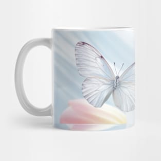 Butterfly Flower Nature Serene Tranquil Mug